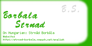 borbala strnad business card